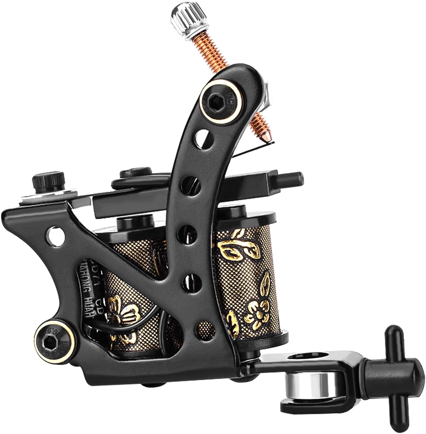 ATOMUS Tattoo Coil Machine Gun 8 Wraps Coil Liner Shader Iron Frame for Tattoo Beginners Starters