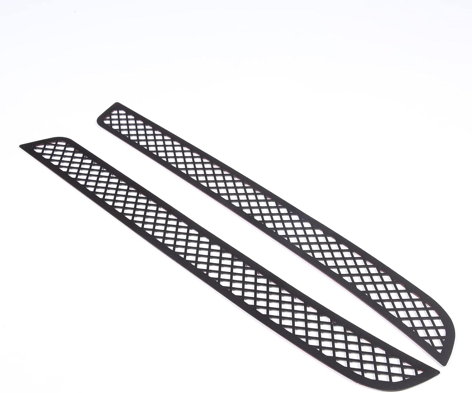 LLKUANG Car Rear Bumper Side Air Vent Grilles Protection Net Fit for Chevrolet Corvette C7 2014-2019 Stainless Steel Rear Bumper Vent Mesh Cover Accessories-2pcs (Black)