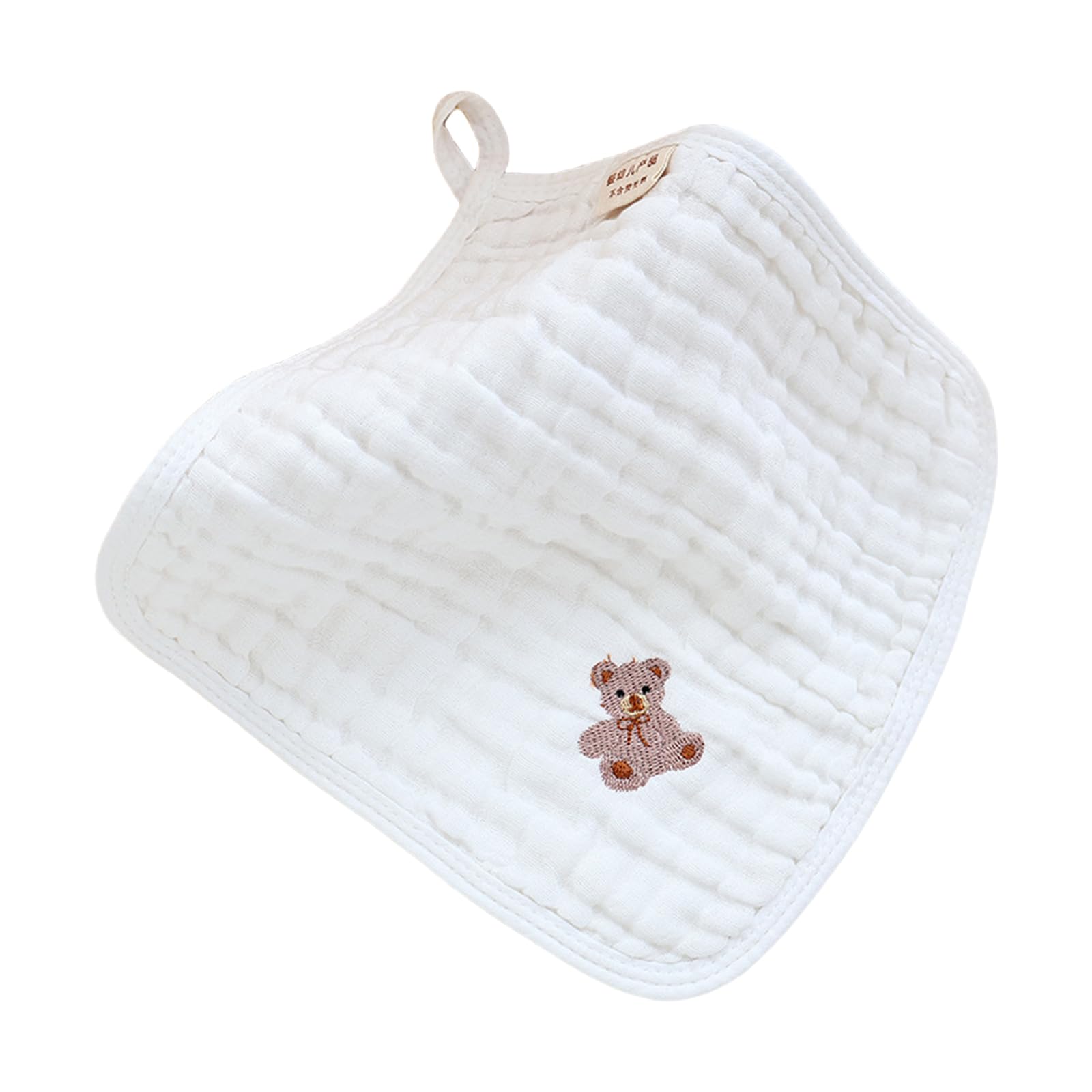 HZBB 1pc / 5pcs Baby Mouth Wipe Cloth Cotton Washcloths 6 Layer Soft Absorbent Burp Towels for Newborns Sensitive Skin Toddler Face Cloth