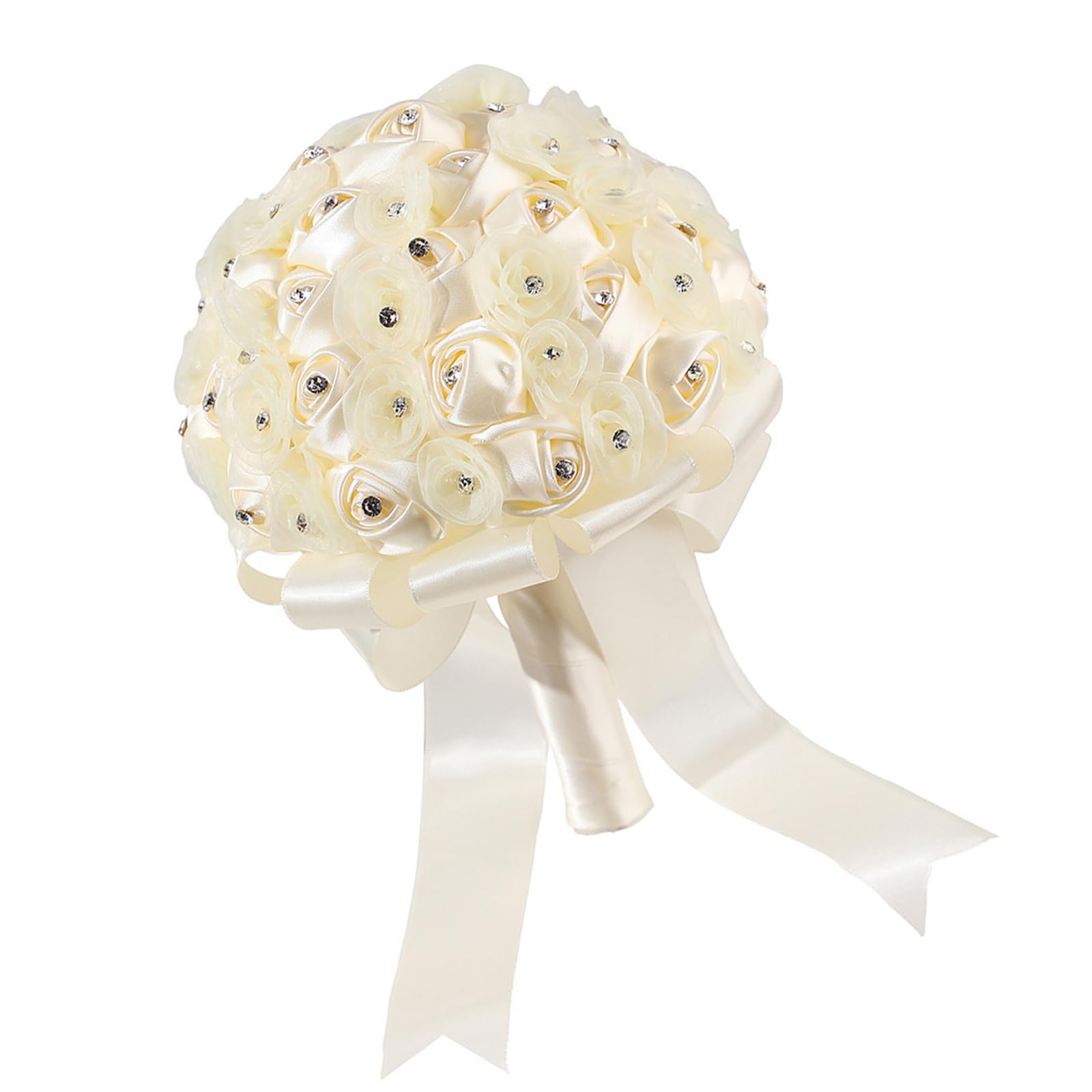 JSGHGDF Bouquet Wedding Decoration Flowers Combo Rose Bouquet for Graceful Anniversary Celebration European Fabric Bridal