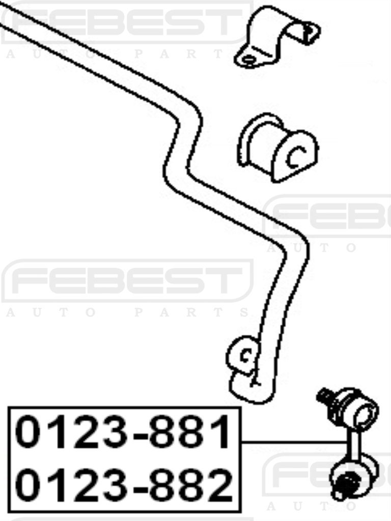 Amazon.com: 4882020030 - Front Right Stabilizer Link/Sway Bar Link 