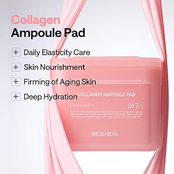 Amazon.com : MEDIHEAL Toner Pads [Collagen] - Ampoule Toner Pad