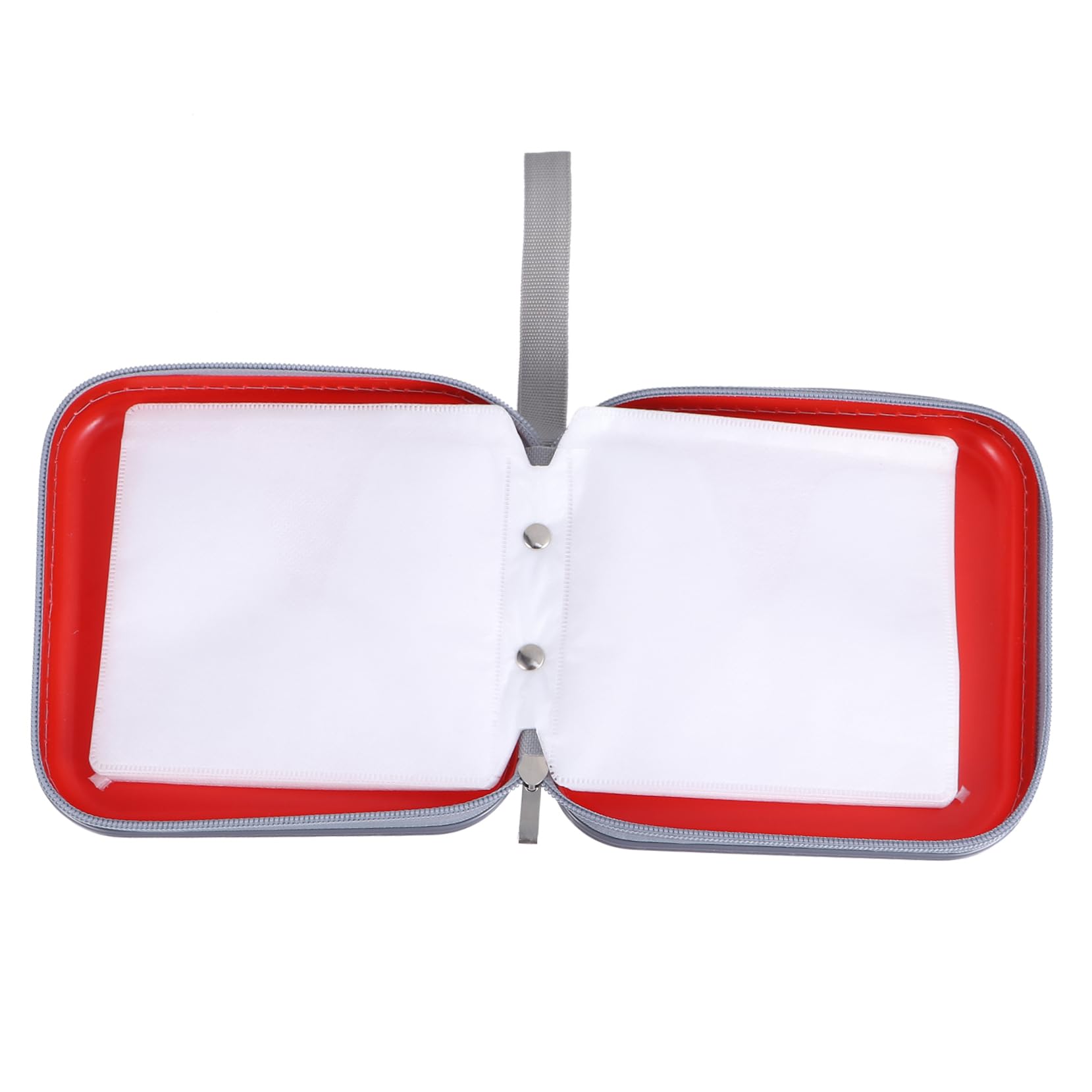 KONTONTY Capacity CD Storage Bag Portable Zipper Disc Case Holder for Travel Home Car Lightweight Design Shock Resistant Wear Resistant for Organizing