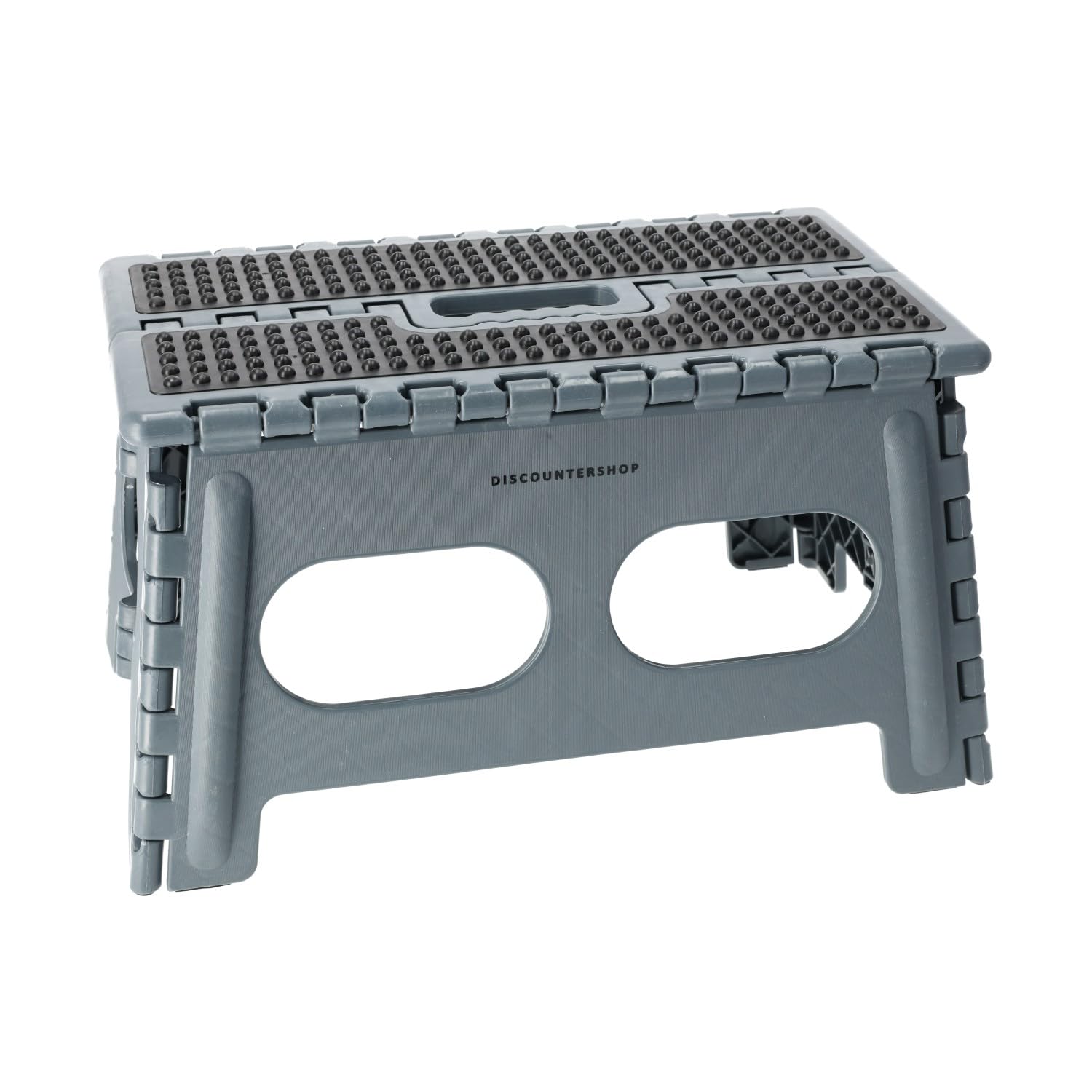 Taburete de cocina plegable en plástico I 22cm alto y 38cm de ancho I Ideal para cocina, baño y más I Diseño cuadrado