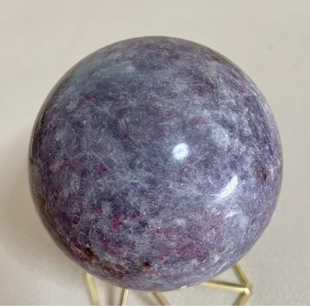 Amazon.co.jp: ユニコーンストーン 丸玉 スフィア レピドライト ピンク