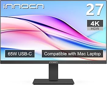 INNOCN 27 Inch 4K Monitor Computer UHD 3840 x 2160 LCD IPS