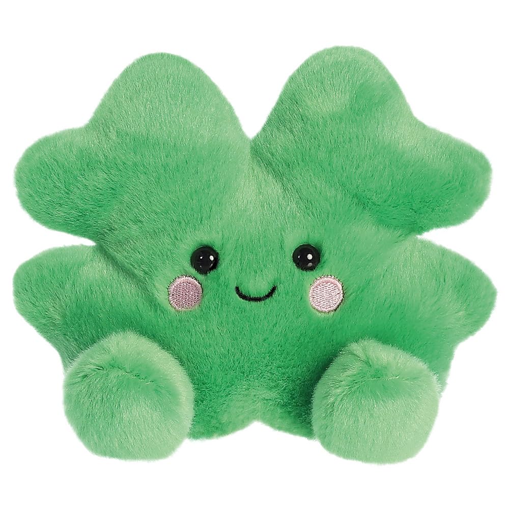AURORA 77226, Palm Pals Chance Clover, 13cm, Soft Toy, Green