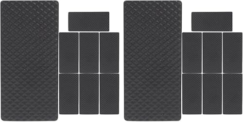 DOITOOL 16 piezas de alfombrillas antideslizantes para muebles, protector de goma para patas de silla, protectores de suelo de goma para muebles,