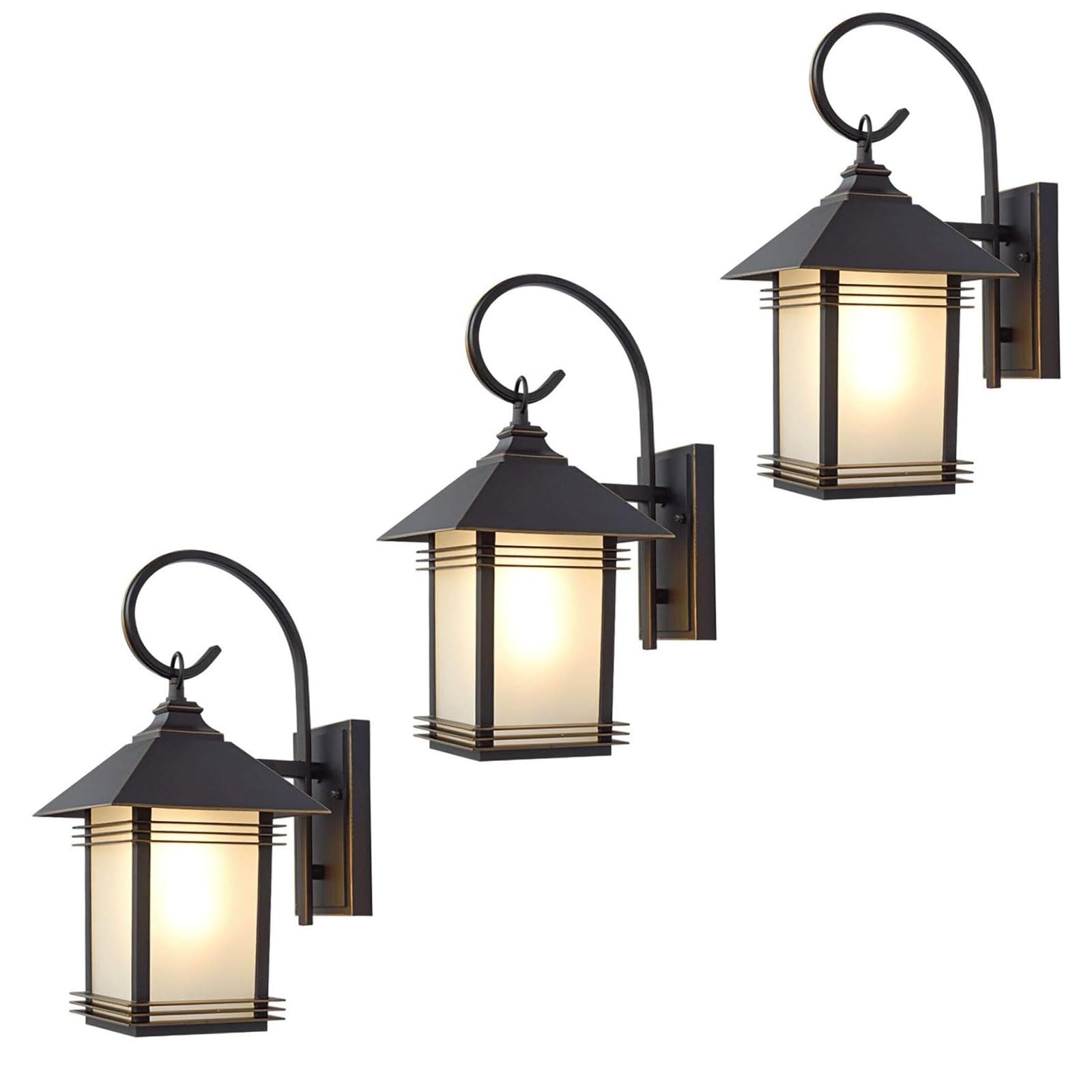 SMCCYYSD Japanese Outdoor Villa Wall Lamp Door Front E27 Sconce Waterproof Lights For Balcony Courtyard And Garden