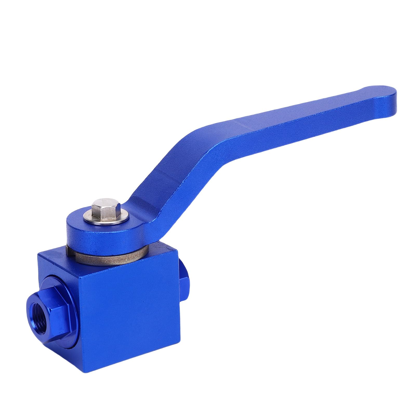 Bremsleitungsschlossabsperrventil, Aluminium -Legierungspartventil für Ölbrennstoffgaswasserluft mit Standard 1/8 -Zoll -NPT -Gewinde, Universelle Ausstattung