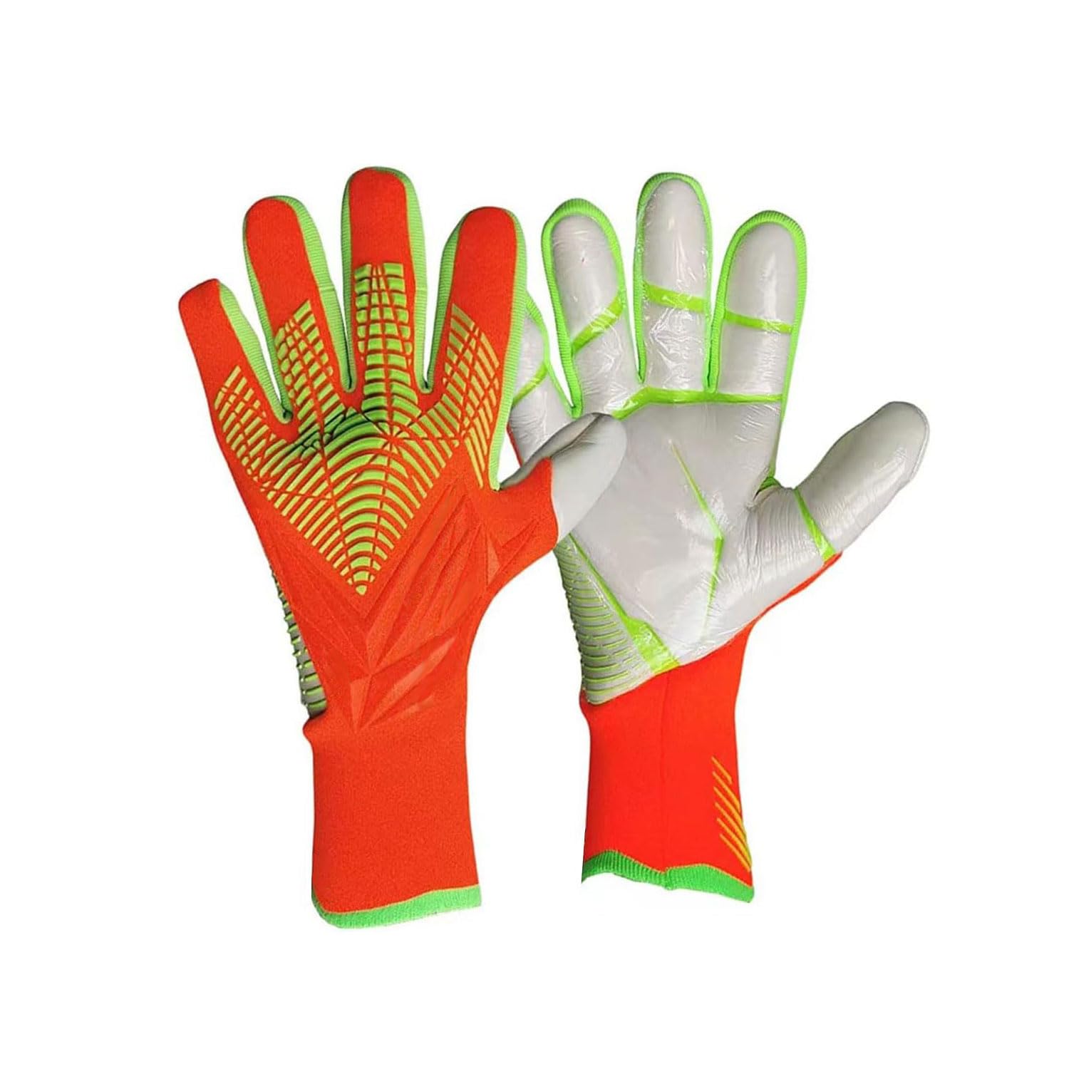KRUZZO Guanti da Calcio per Bambini Guanti da Portiere, Guanti da Calcio per Ragazzi, Ragazze e Junior Guanti da Calcio per Allenamento e Partita, Antiscivolo, Protezione del Polso, Taglia 6/7/8/9/10