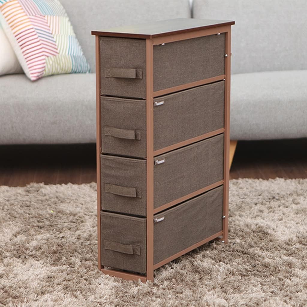 n/a Narrow Drawer 4Layer Storage Simple Rack Narrow Gap Wardrobe