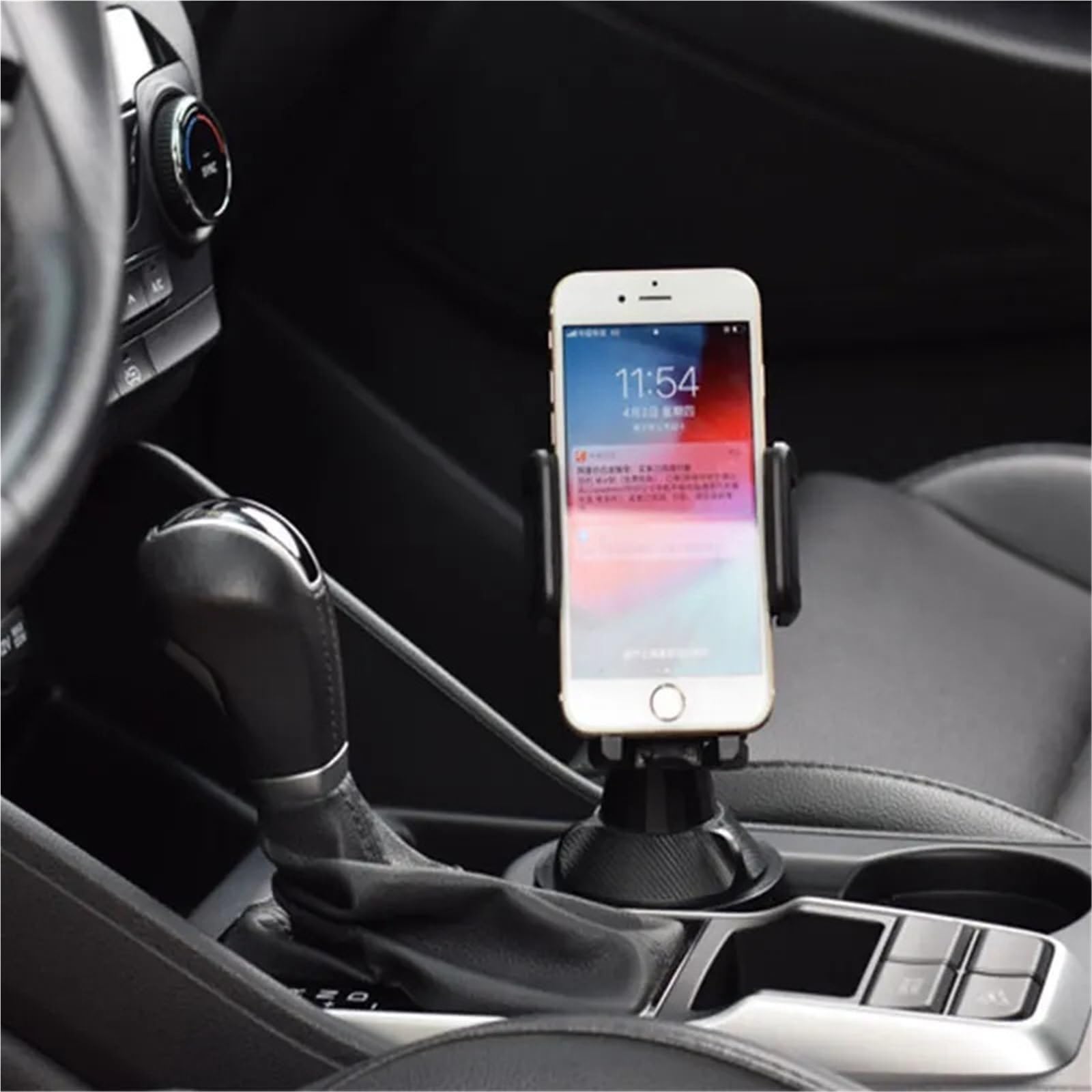 Accesorios Coche Porta Smartphone Supporto per Telefono per Auto, Regolabile, per SUV, Camion, portabicchieri per Auto, Supporto per Telefono Cellulare