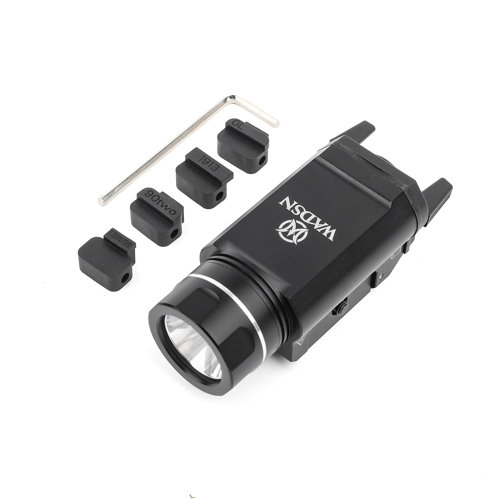 GLECTICAL TLR-1 Tactical Torch 700 Lumens, XML Tactical Flashlight with Constant-on/Momentary-on/Strobe Flashlight Modes,Black