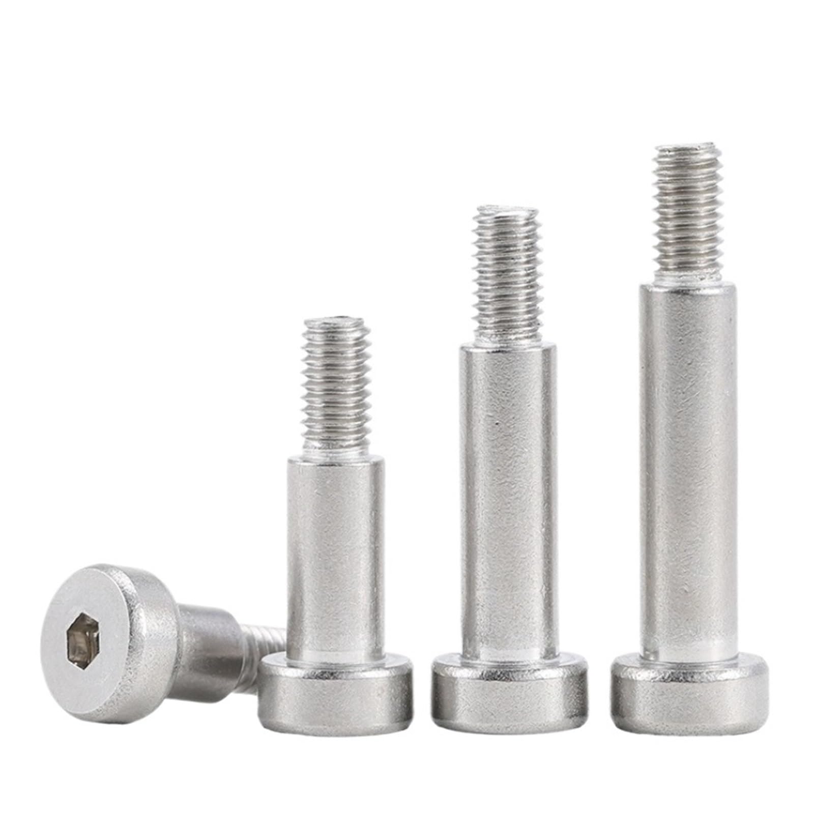 Vis de roulement épaulée en inox 304 avec empreinte hexagonale