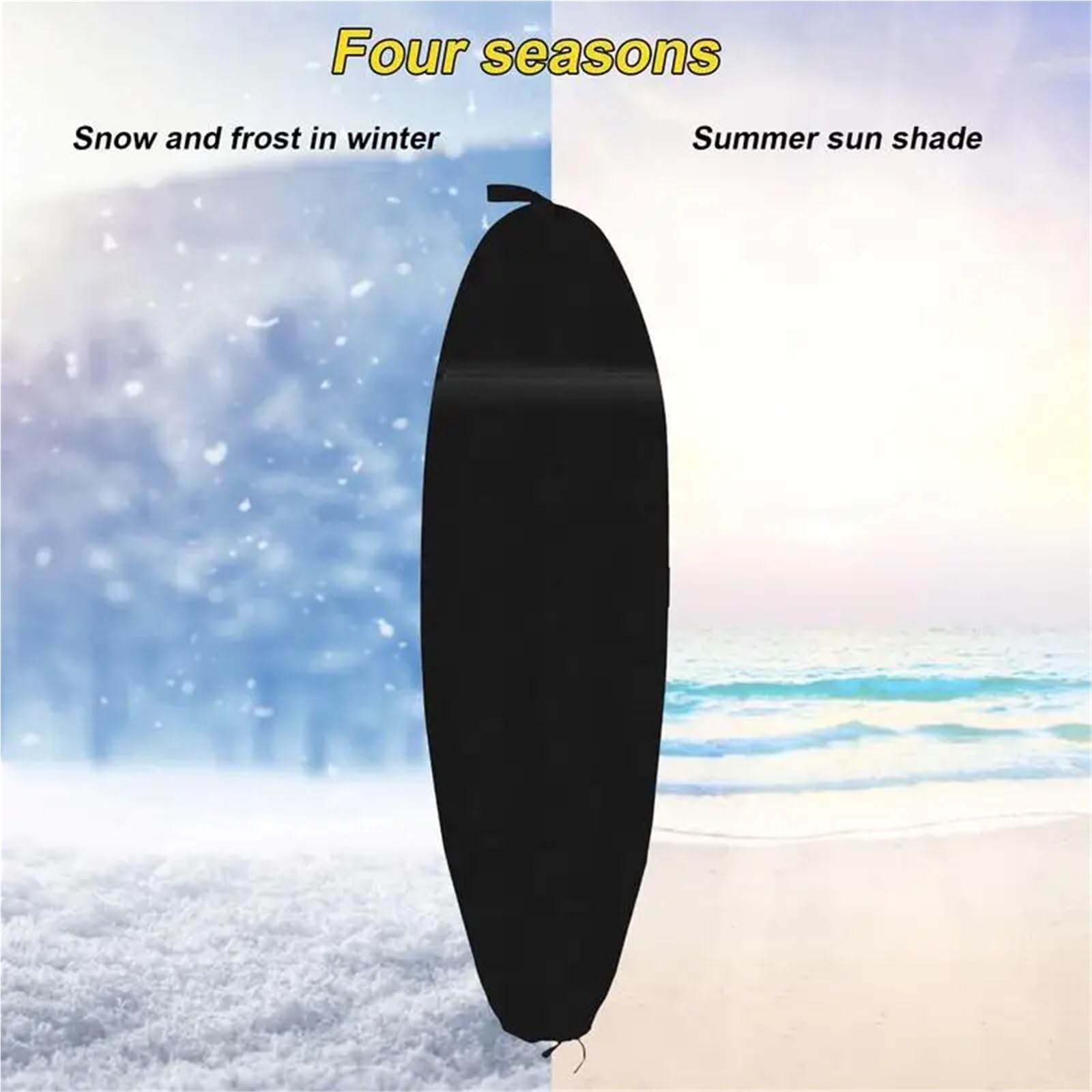 Surfbretttasche Surfbrett-Sockenhülle, Schutzhülle for Board, 3 Größen, wasserdicht und staubdicht, Ski-Abdeckung
