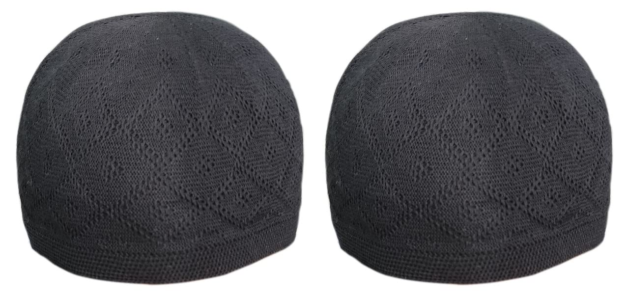 Muslim Prayer Cap/Topi for Men Turkish Stylish Knitting Cap-image-38