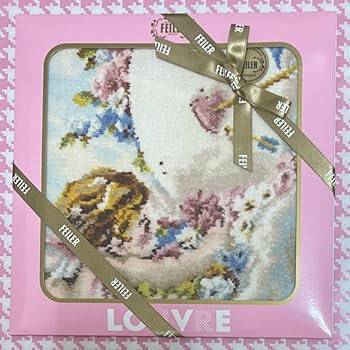 ★新品・未開封品★【FEILER×ルーブル美術館展】コラボハンカチ フェイラー ルーヴル美術館展 ハンカチ ラシーブルダムール 2色
