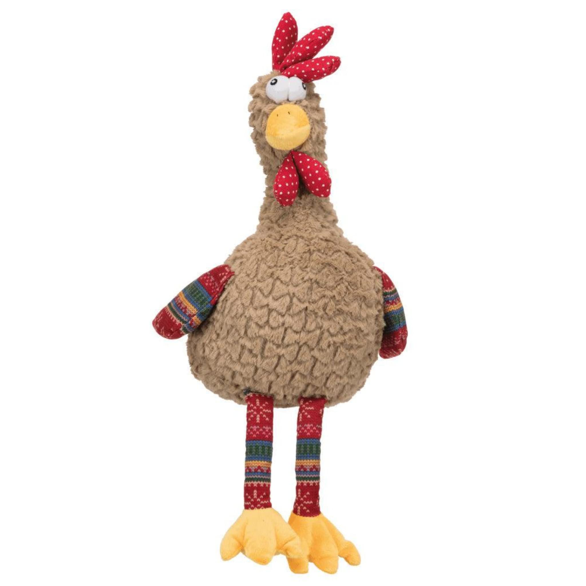 Trixie Rooster Plush Dog Toy: Soft, Squeaky, Polyester Material, Machine Washable Chew Safe Pet Toy - Ideal for Indoor Play, Suitable for All Dogs, 60 cm (Color May Vary) (B09P89FVKL) Amazon Price History, Amazon Price Tracker