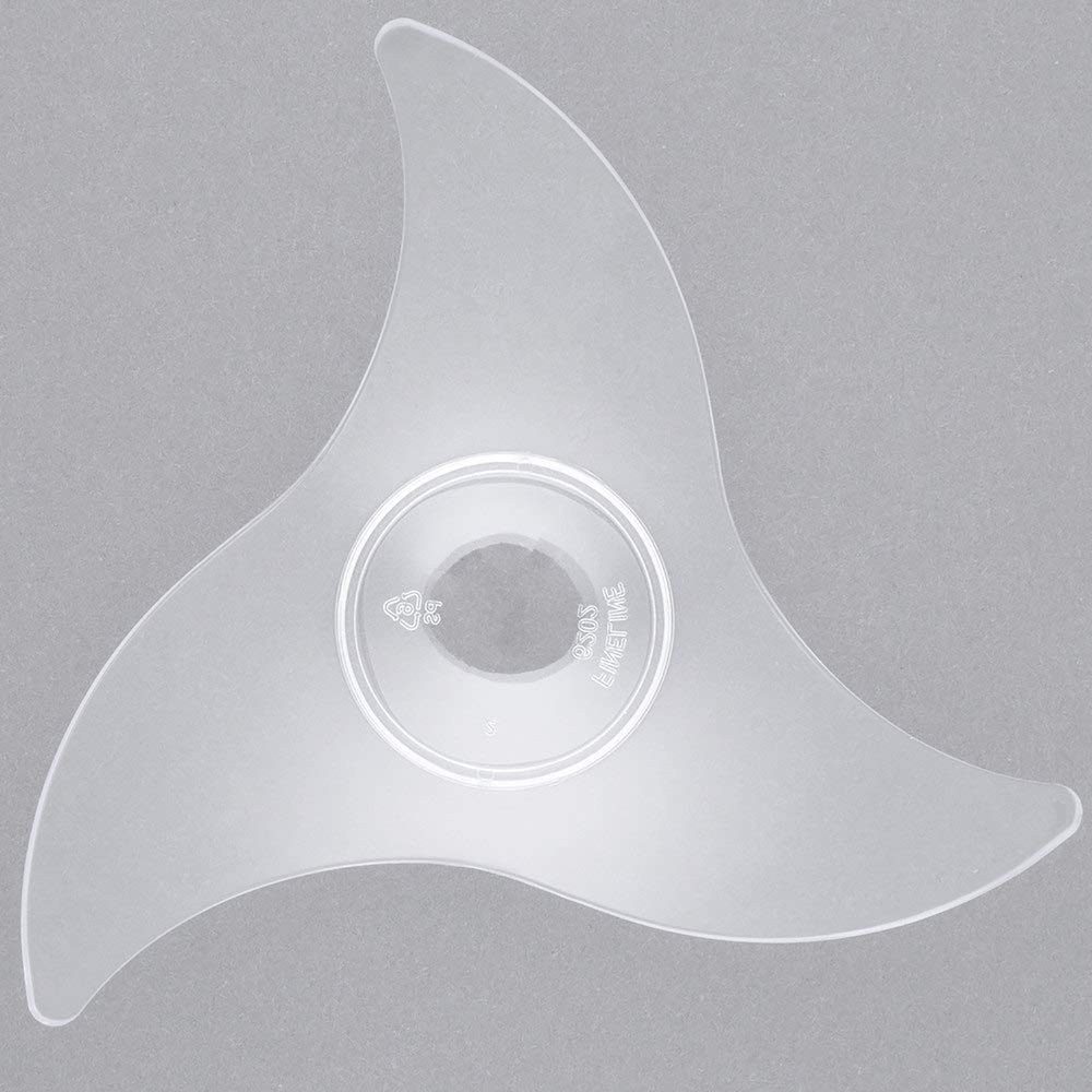 Fineline Settings Disposable Plastic Triangular Plates-3.75