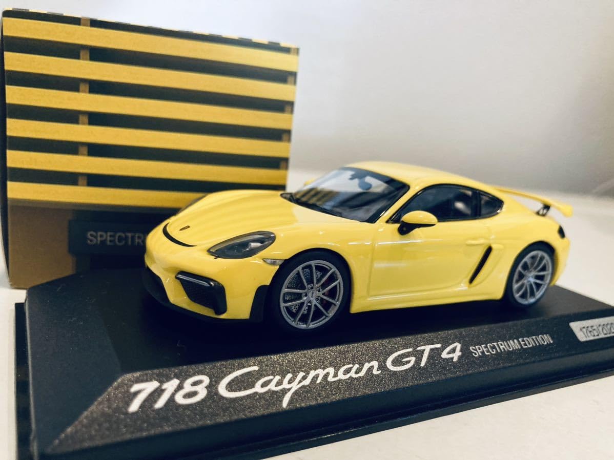 Amazon | 1/43 特注 Minichamps ミニカー 718 ケイマン GT4 (982