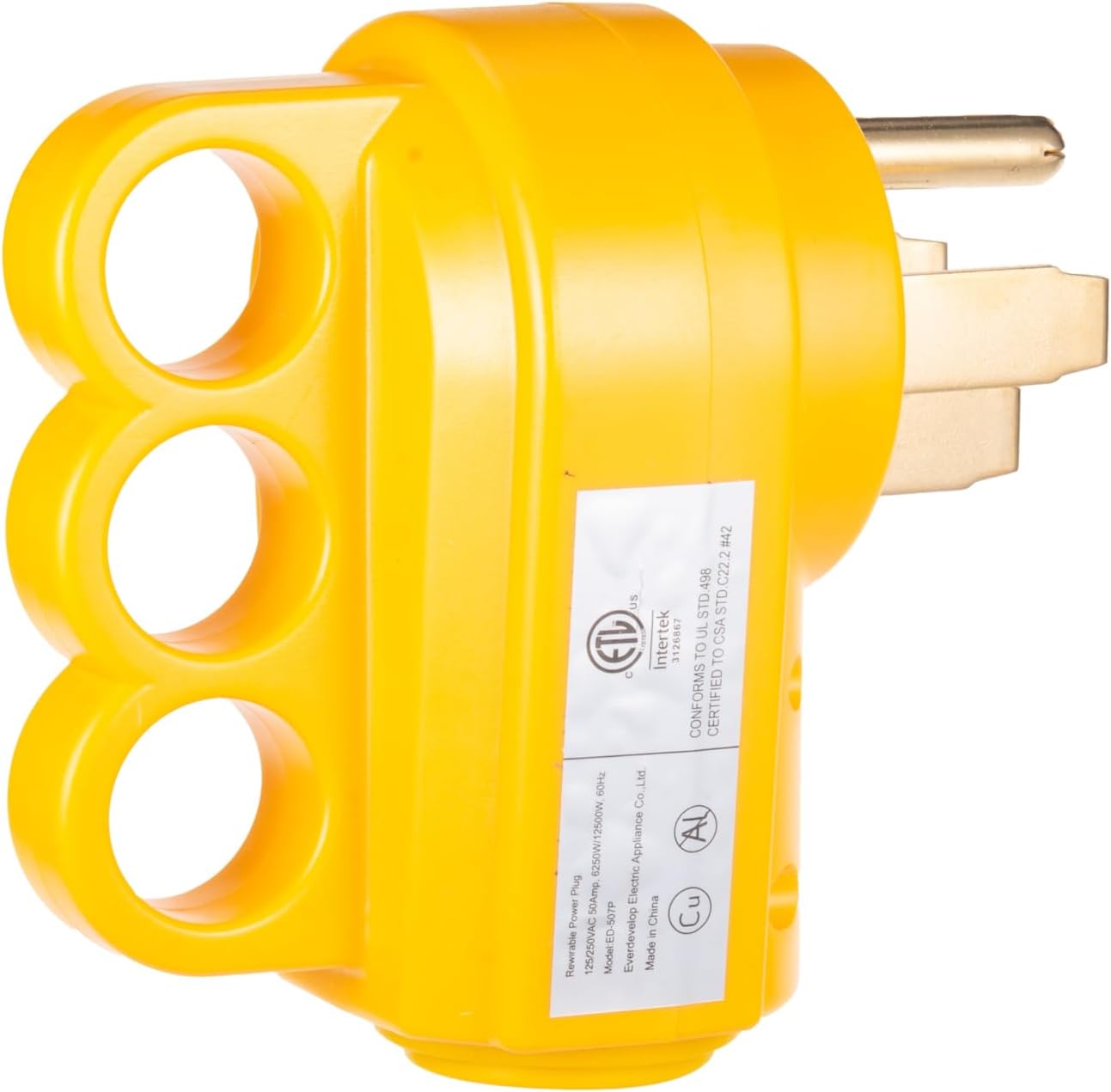 Amazon.com: Dumble 50 Amp RV Plug Replacement – RV Electrical Adaptors ...