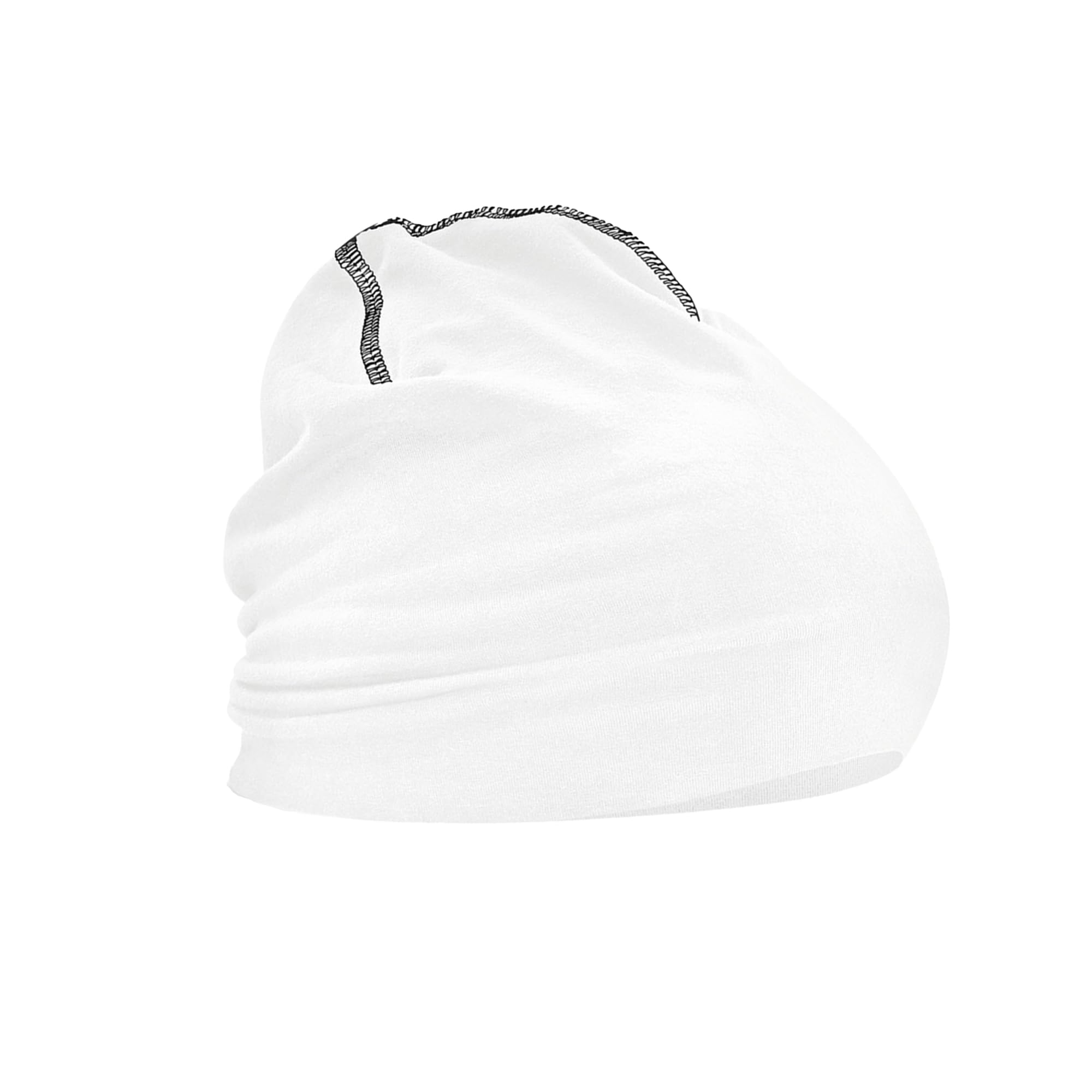 Beechfield - Double Layer Knit - Hemsedal Cotton Beanie White/Black