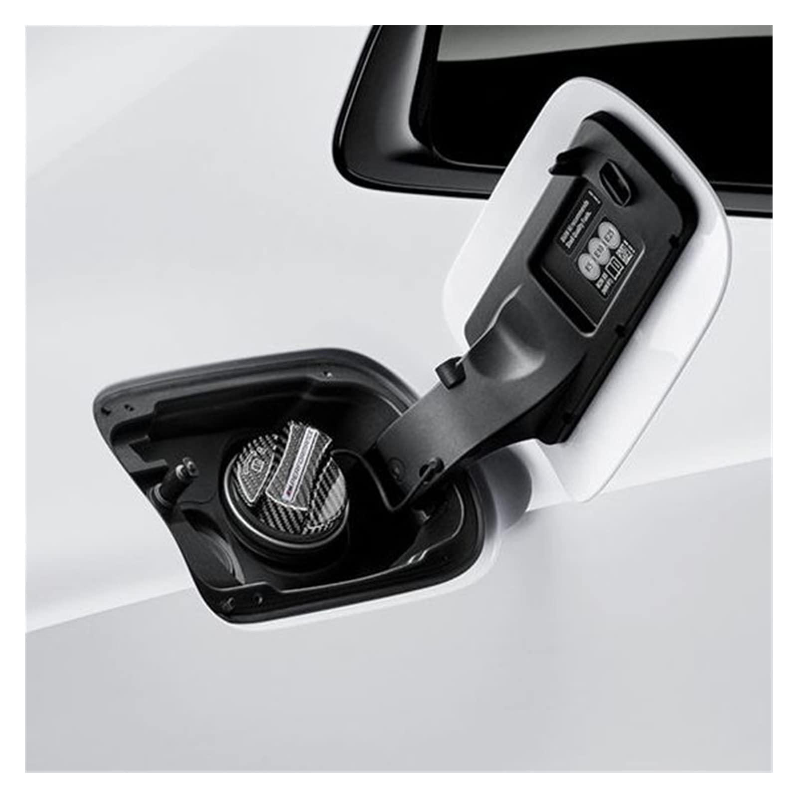 Bouchon de Porte d'essence Bouchon De Réservoir De Carburant À Gaz Universel Couvercle De Remplissage D'huile Garniture Décoration Bouchon Accessoires pour F30 F82 M2 M4 M5