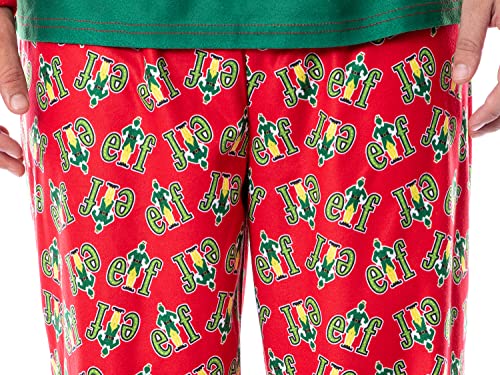 INTIMO Elf The Movie Mens' Buddy I Like Smiling, Smiling's My Favorite Pajama Set (XX-Large)4