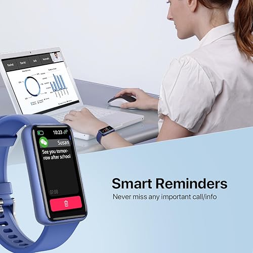 Miniatura 5 de WalkerFit Fitness Tracker Watch for Women Men,Reloj Inteligente Mujer with Blood Pressure Heart Rate Sleep Monitor,Waterproof Activity Tracker and