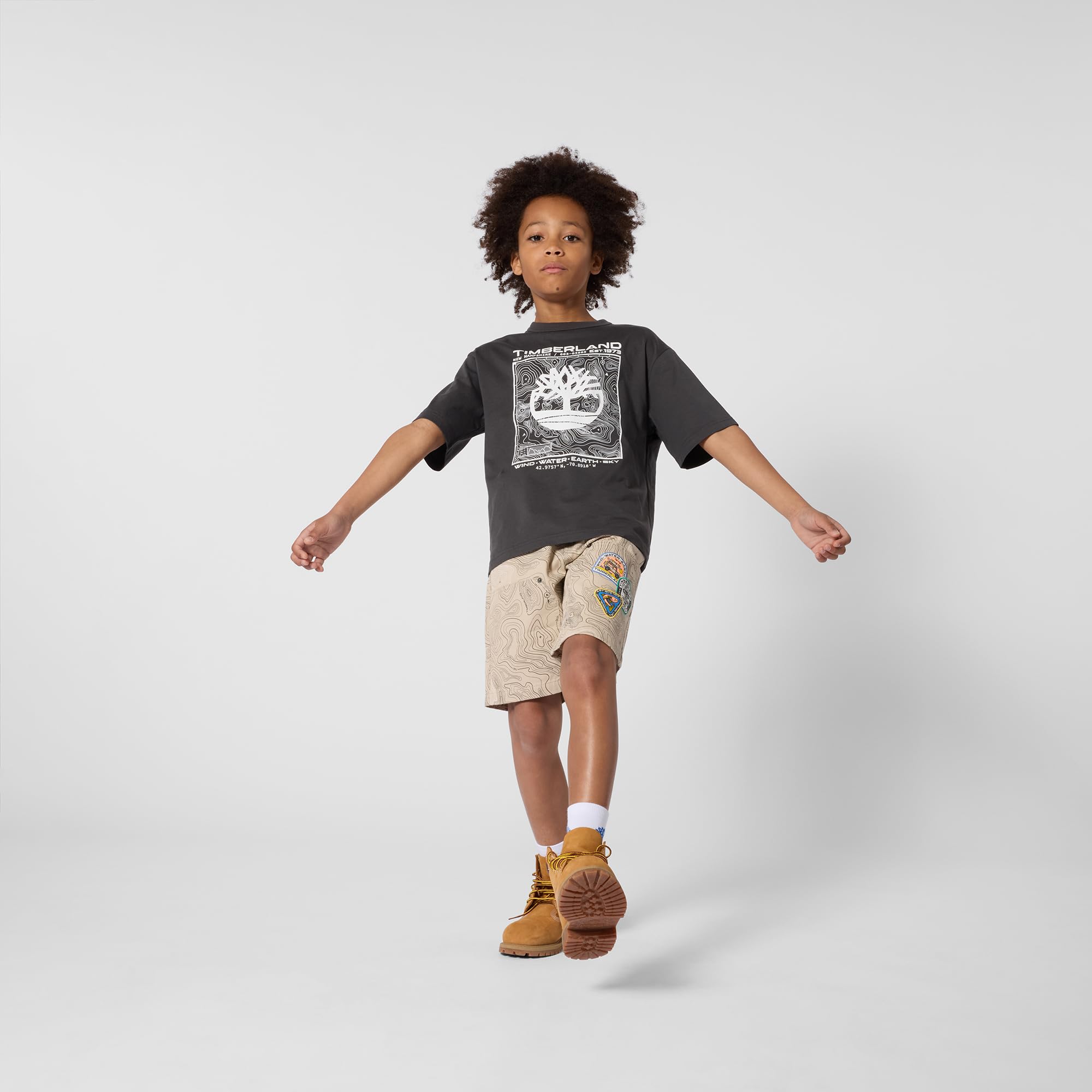 Timberland Bermuda Jungen Grau 8 Jahre