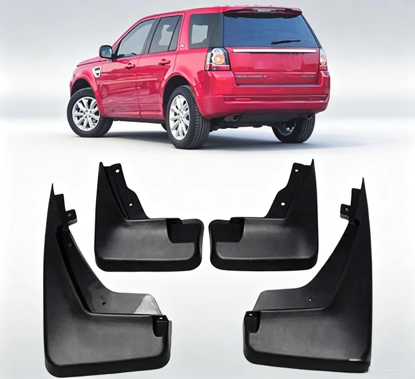 Liufangfc Normal 4Pcs Heavy Duty Rubber Mud Flaps For Freelander 2 2012-2019