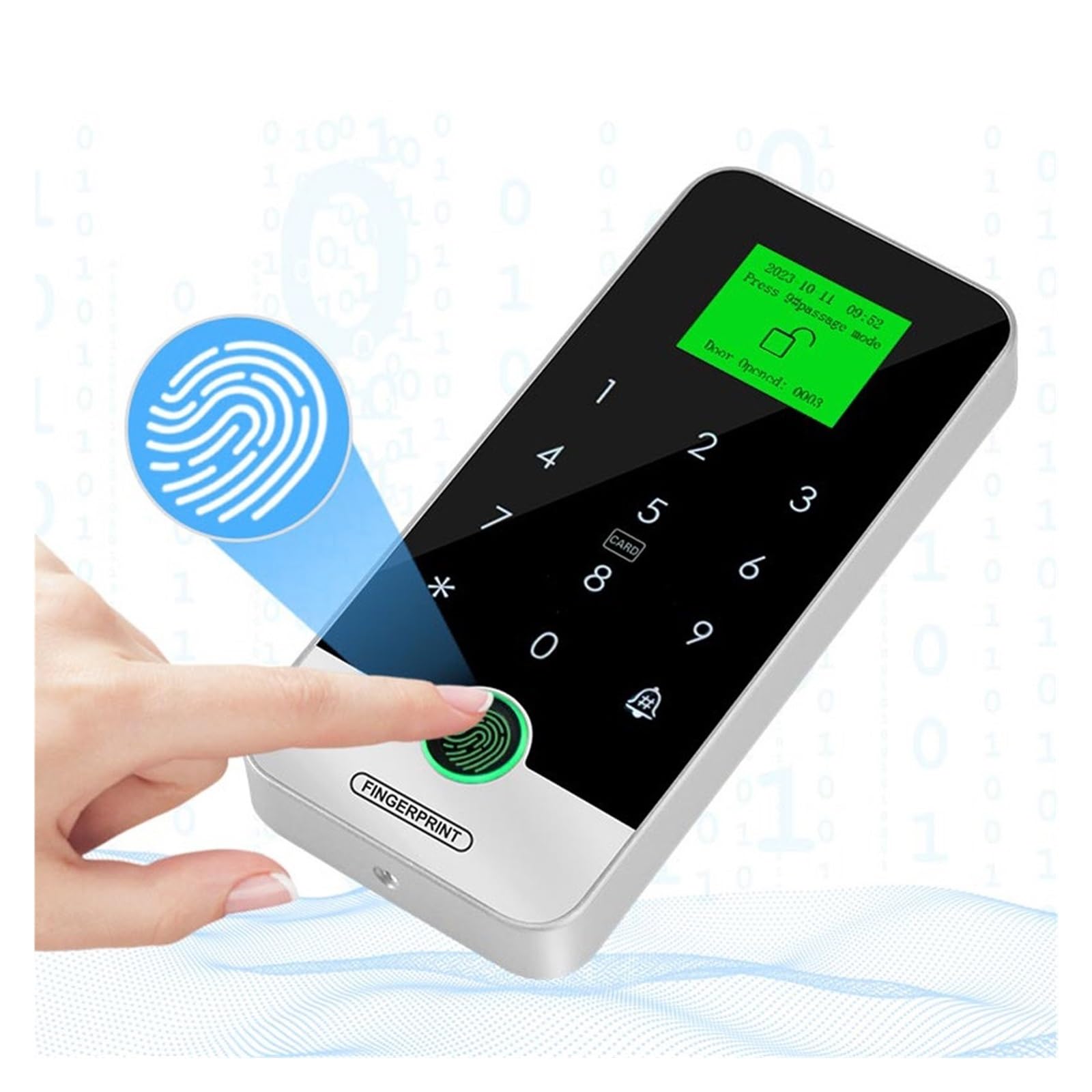 Bluetooth Smart Fingerprint RFID Kontrola dostępu Klawiatura dotykowa Wodoodporny otwieracz drzwi Zamek bezkluczykowy, Europejski standard dopasowania