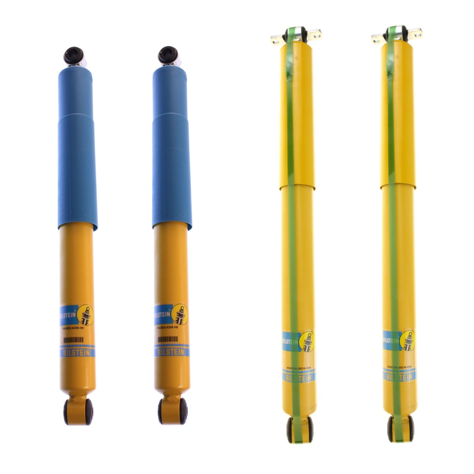 4600 Series Set Of Front & Rear Monotube Shocks