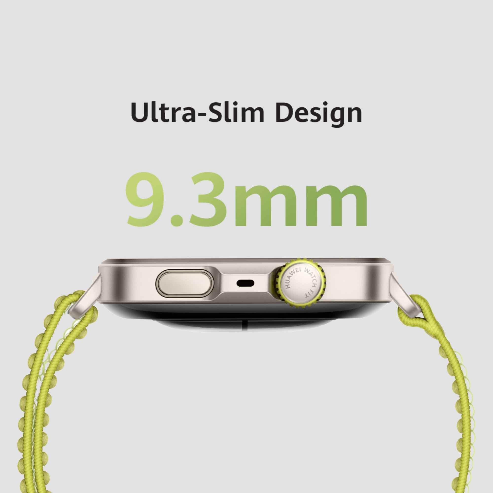 HUAWEI Watch Fit 4 Pro Smart Watch, schermo zaffiro AMOLED da 1,8", corpo in titanio, monitor ECG e SpO2, oltre 100 modalità di allenamento, GPS, impermeabile, compatibile con iOS Android, nero