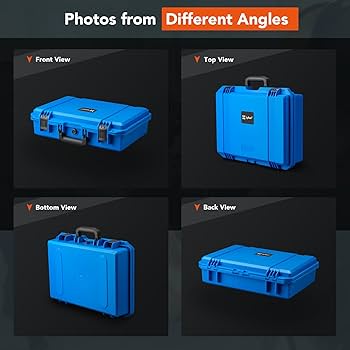 Amazon.co.jp: Lykus HC-4410 防水ハードケース(ブルー) 格子状カット