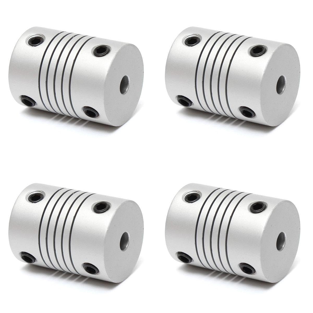 (4 pc) Pro3D 3mm X 8mm Aluminum Flexible Shaft Coupling-image-39