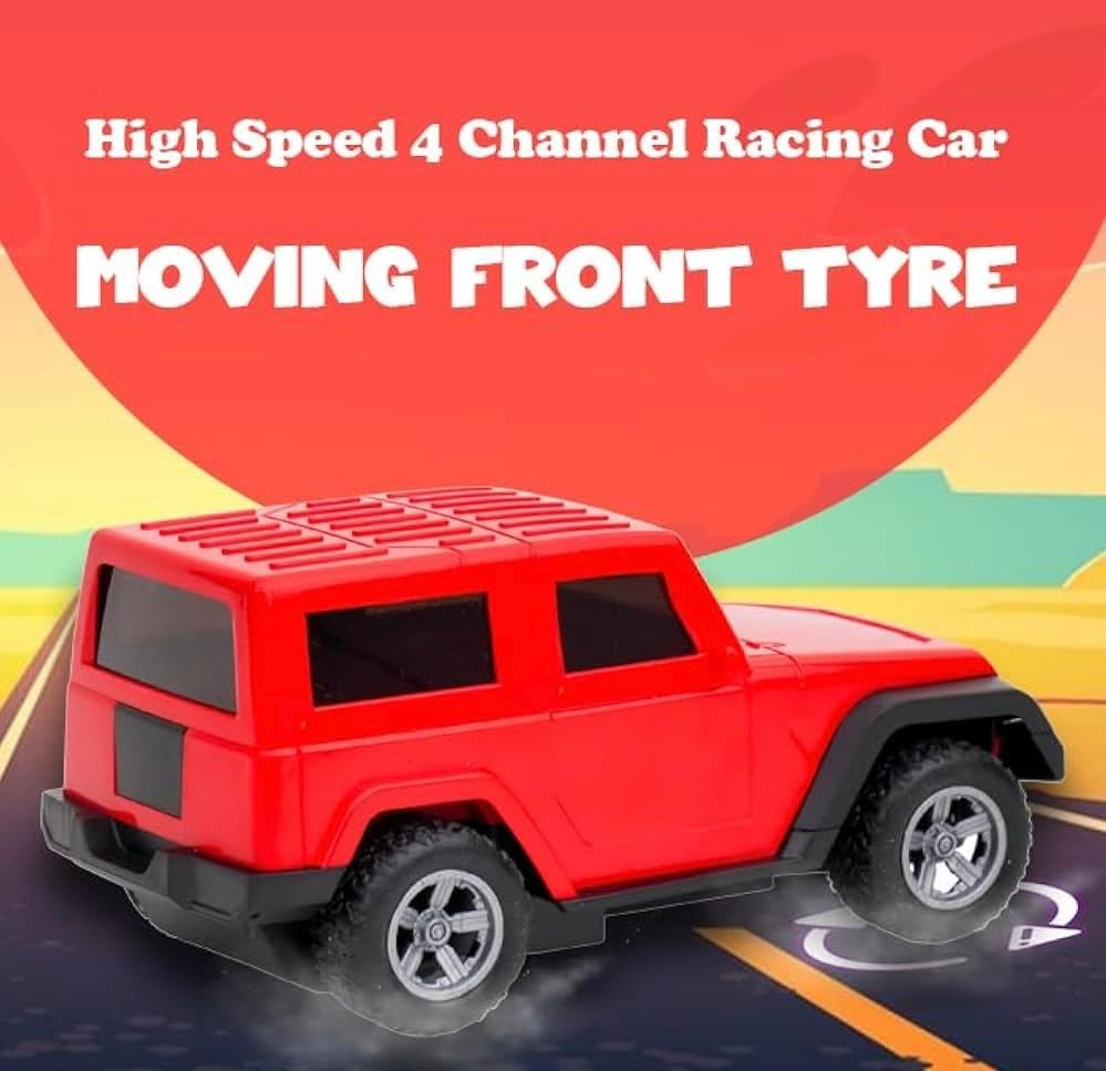 Image of Gaddi 2 Thar Rechargeable Remote Control Car with Song | User-Friendly Rc Toy for Kids |Assorted| Power Source: Lithium Battery in Car (Included) | Musical Car Toy Colour As Per Available in Stock