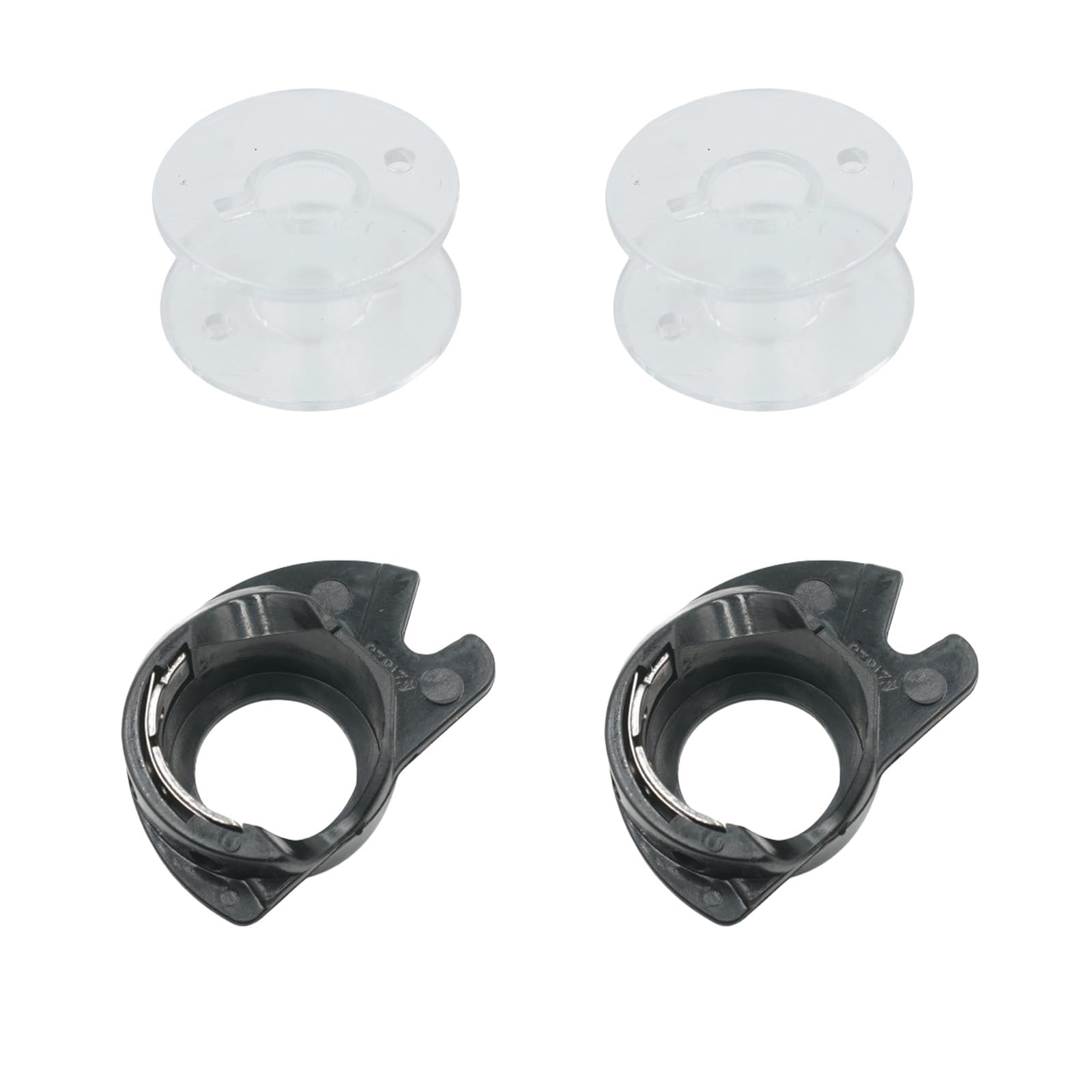NEWFT Bobbin and Bobbin Case Set for Sewing Machine, Practical Household Shuttle Rotary Case Part Replacements Sewing Machine and