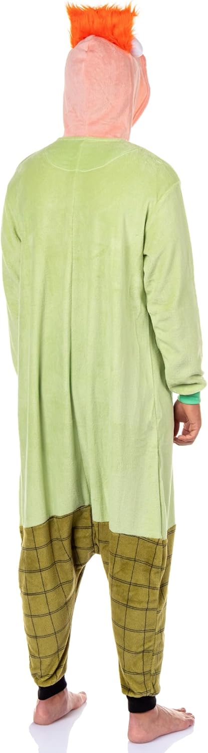 Disney The Muppets Adult Beaker Character Costume Kigurumi One Piece Pajama Union Suit - Image 5