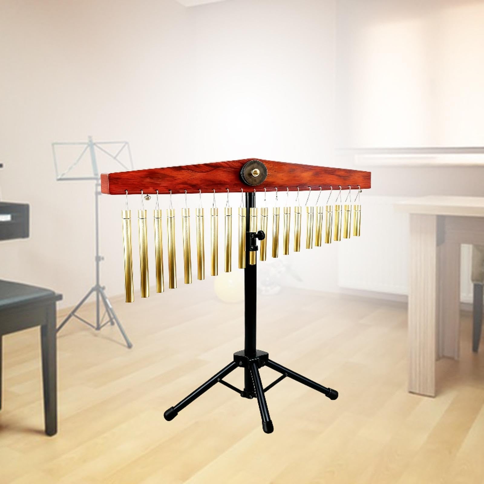 Bar Chime Musikinstrument mit Verstellbarem Ständer, Einreihig