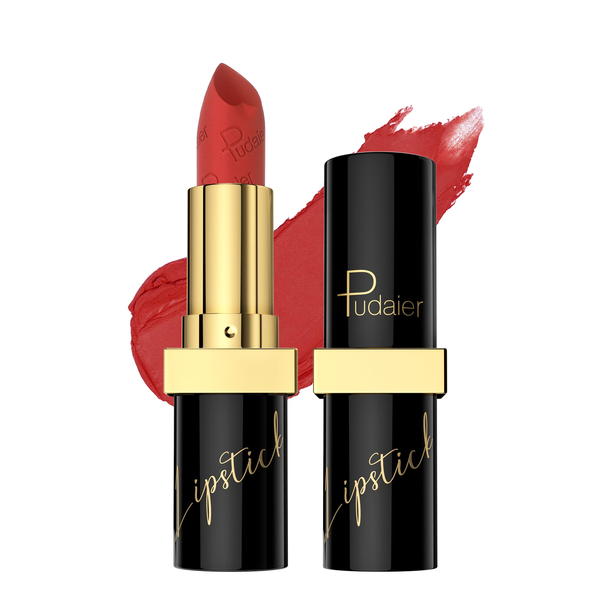ZUK High Pigmented Matte Lipstick, Long Lasting Velvet Lipstick for Women, Fuller-Looking Lips, Full Coverage Lip Stick, Color Sensational Lip Makeup, Cruelty-Free and Vegan, 0.12oz