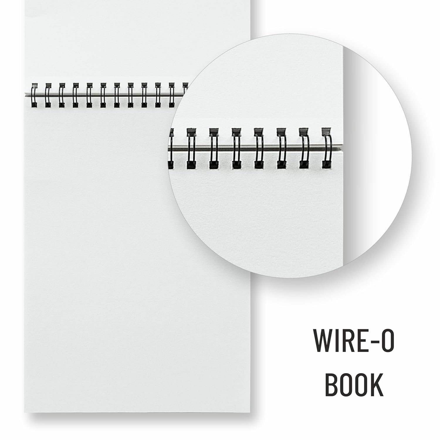 Cubic Blocco da disegno artistico formato A4, carta di alta qualità da 150 g/m², quaderno da disegno professionale con fogli spessi e lisci, perfetto per matite, inchiostro, acquerello e opere d'arte