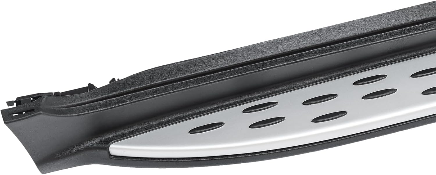 Aluminum OE Style Running Boards Side Step Nerf Bar Compatible with 2016 2017 2018 2019 2020 2021 2022 Mercedes Benz X253 GLC-Class Prefacelift/Facelift GLC300 All Models 2016-2022 Pair