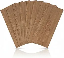 Kit 14 Piso Vinilico Autocolante Régua Madeira Ripa 2 M²