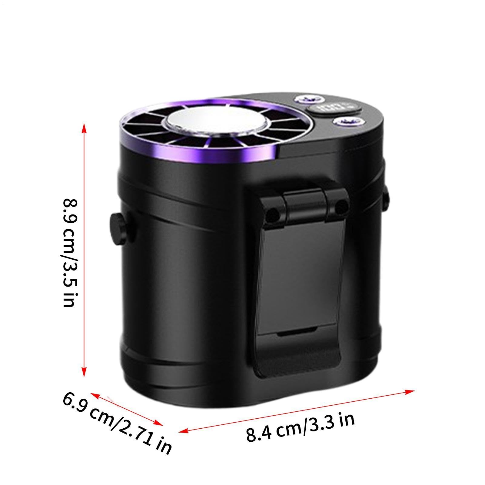 Ventilatore a Clip Mini Ricaricabile 100 Velocità Raffreddamento | Ventilatore Personale Portatile Raffrescante Per casa camera da ufficio scuola scrivania auto passeggino campeggio