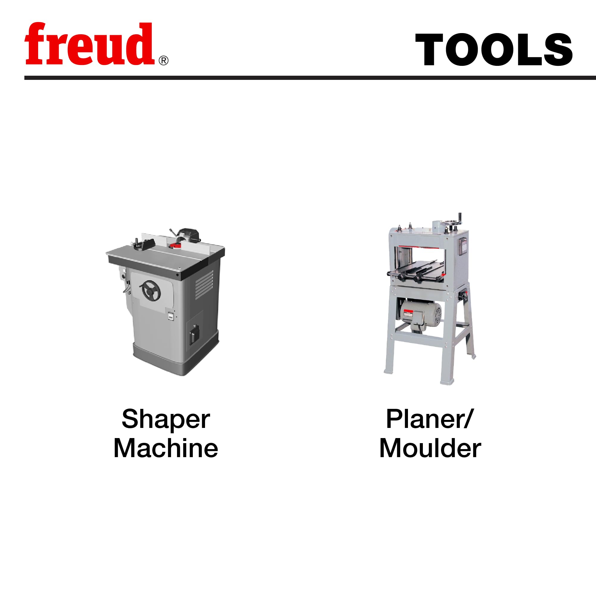 Freud Cuchillos industriales de acero de alta velocidad de 8" x 5/8" x 1/16" (C430)