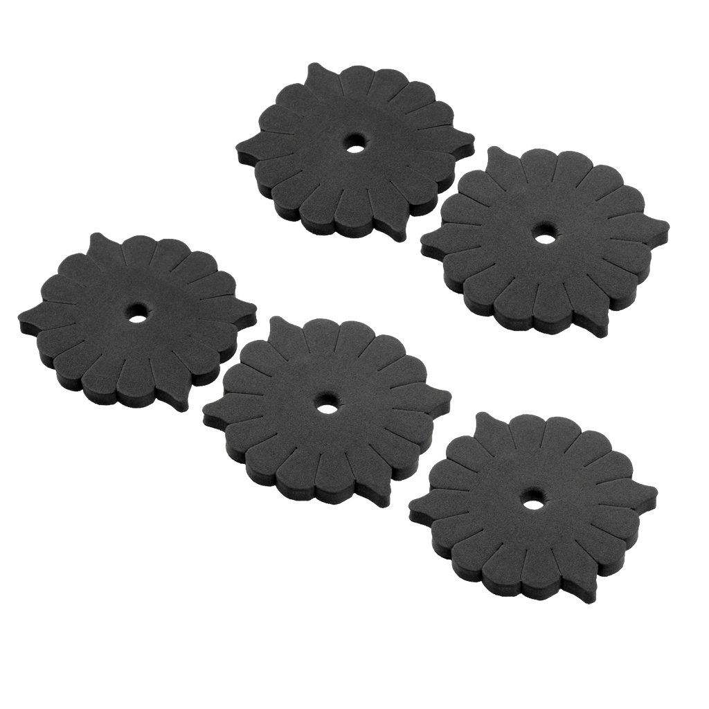 MagiDeal 5PCS/Set Foam Tying Drying Vice Rack Holder Fishing Flies Dry Shelf