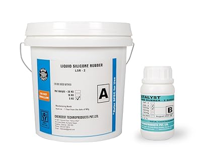 SILOCZEST Liquid Silicone Rubber-LSR 2 (Slow) Molding Grade (5.25KG)