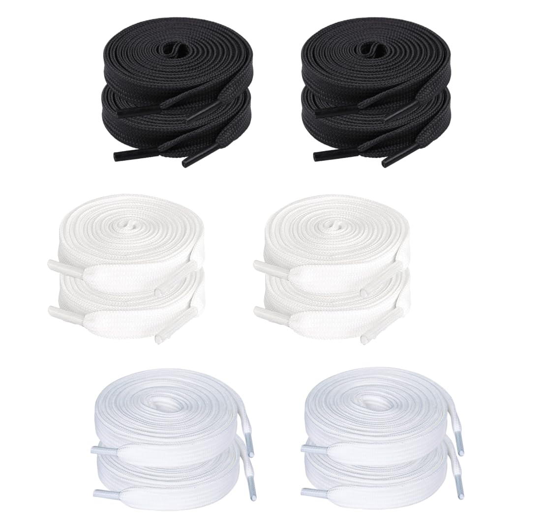 ParatolandClassic Shoe Laces for Sneakers - Flat Shoe Lace or Half Round Shoelace for Men Women Kids